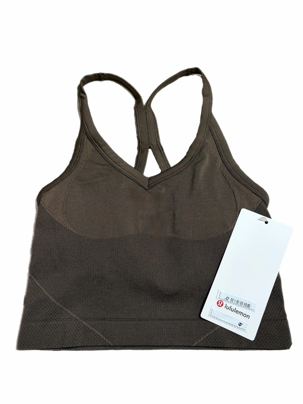 NWT Lululemon Get Low Cross-Back Training Tank Top (Sequoia/Twig) Size XS